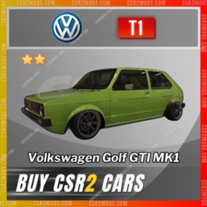 Csr2 Volkswagen Golf Gti Mk1 Gold Stars Car | Csr2 Mods