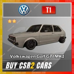 Csr2 Volkswagen Golf Gti Mk1 Gold Stars Car | Csr2 Mods