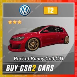 Csr2 Vw Rocket Bunny Gold Stars Car | Csr2 Mods